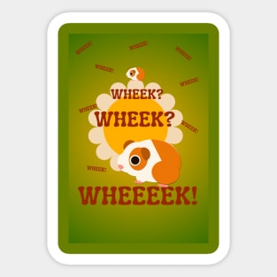 Wheek Wheek Sticker